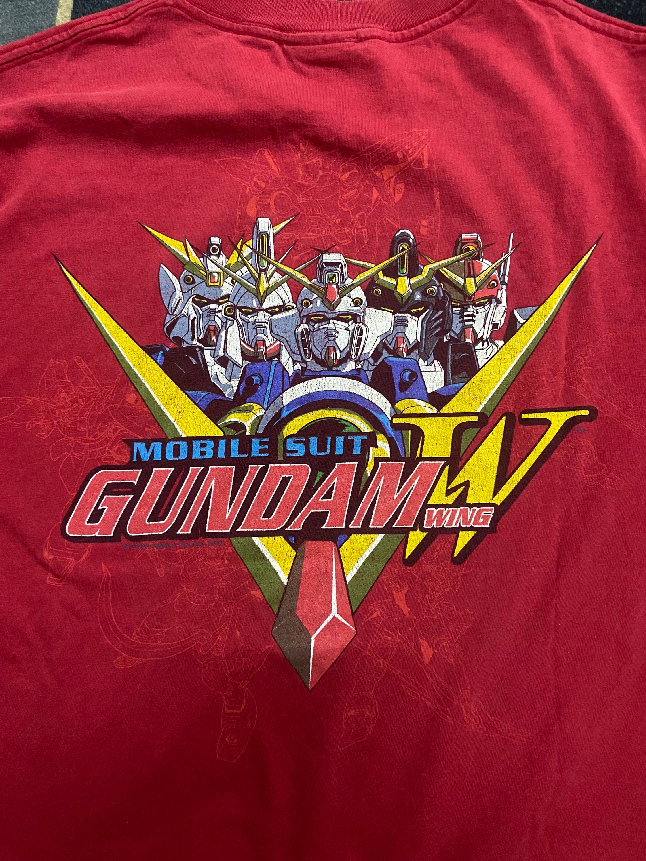 Vintage Mobile Suit Gundam Wing Anime Manga T Shirt / Japanese 