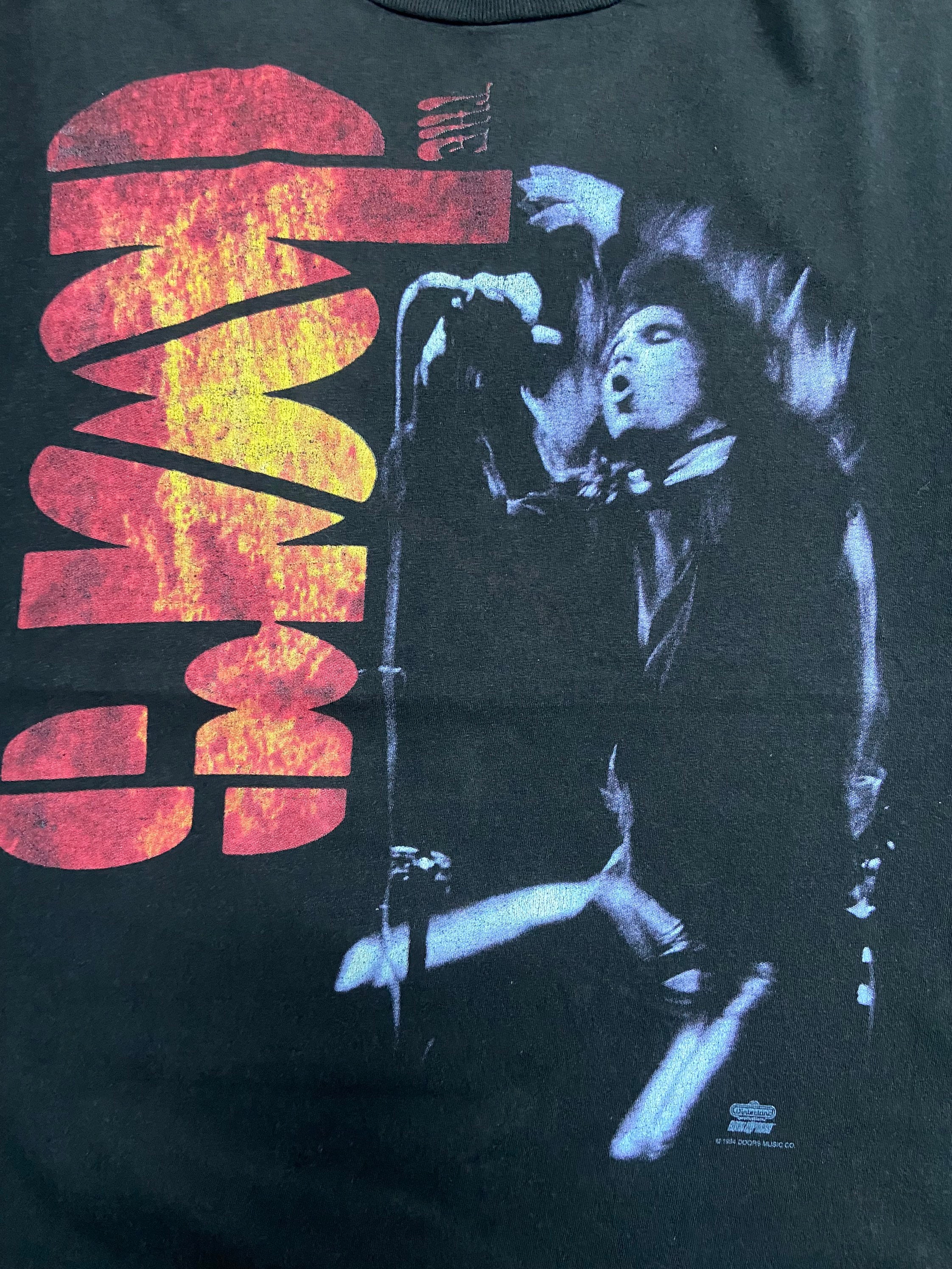 Vintage 90s the Doors American Psychedelic Rock Legend Tour T 