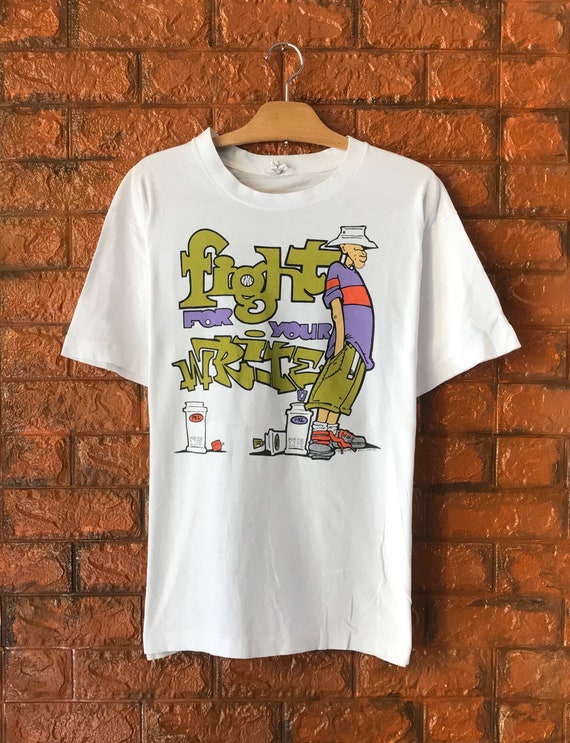 Vintage 90s Graffiti Art “Fight For Your Right” 19