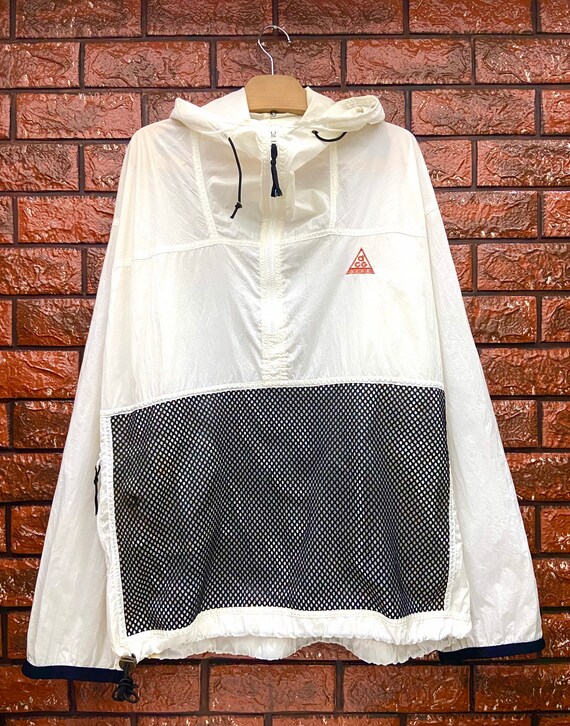 Vintage 90s Nike Acg Anorak Pull Over Light Jacket / Outdoor - Etsy