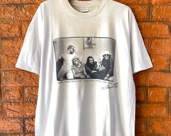 Vintage 90s Manic Street Preachers 1992 T Shirt Photo By Mitch Ikeda T Shirt / English Alternative Rock / Glam Punk Era Size XL