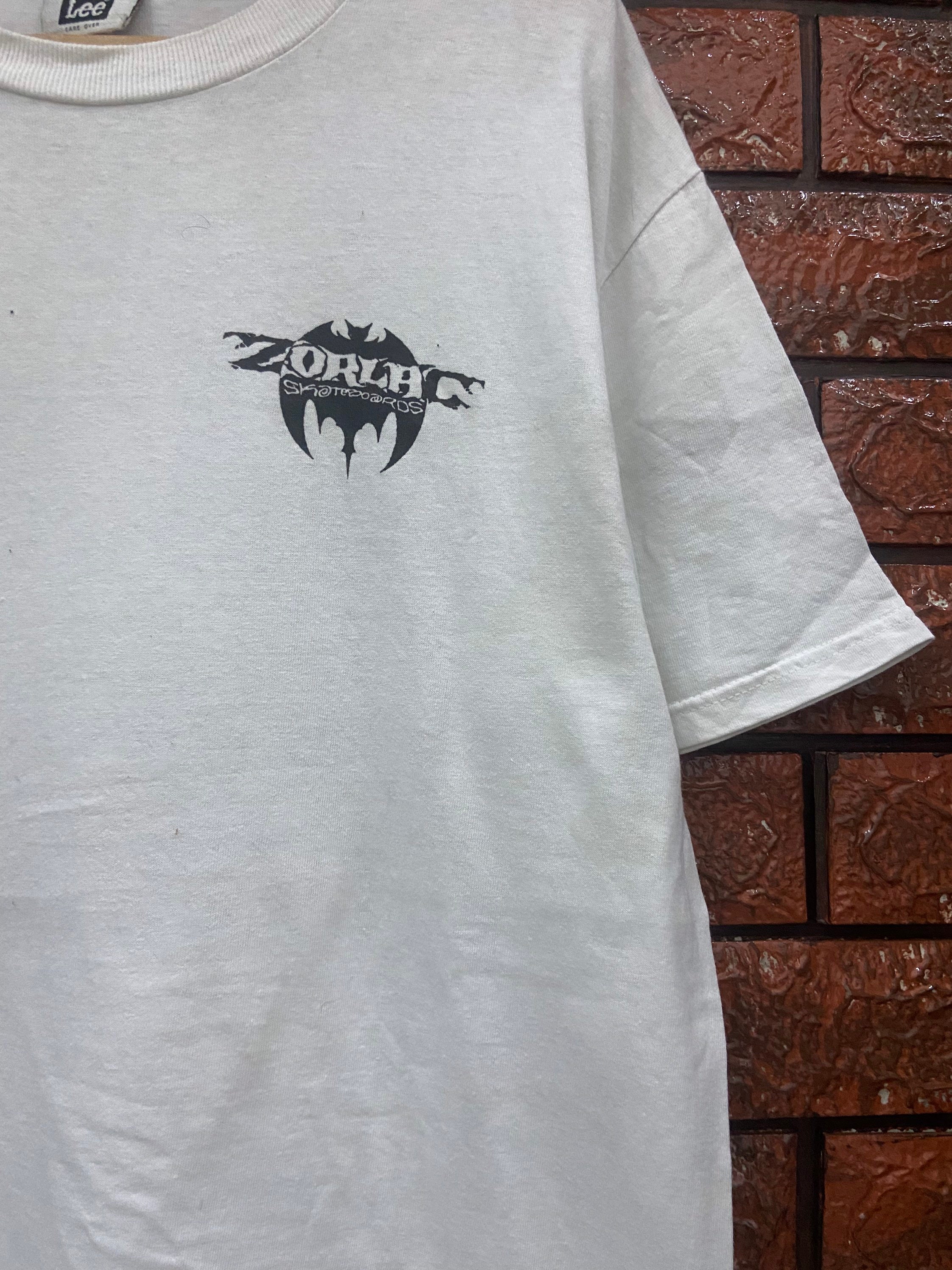 Vintage 90s Zorlac Skateboard Pushead Art Graphic Skateboard Vintage 90s Zorlac Skateboard Pushead Art Graphic Skateboard