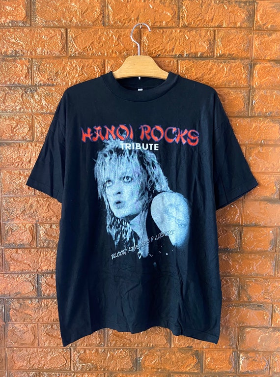 Vintage 90s Hanoi Rocks “Bloody Knuckles & Lipsti… - image 1