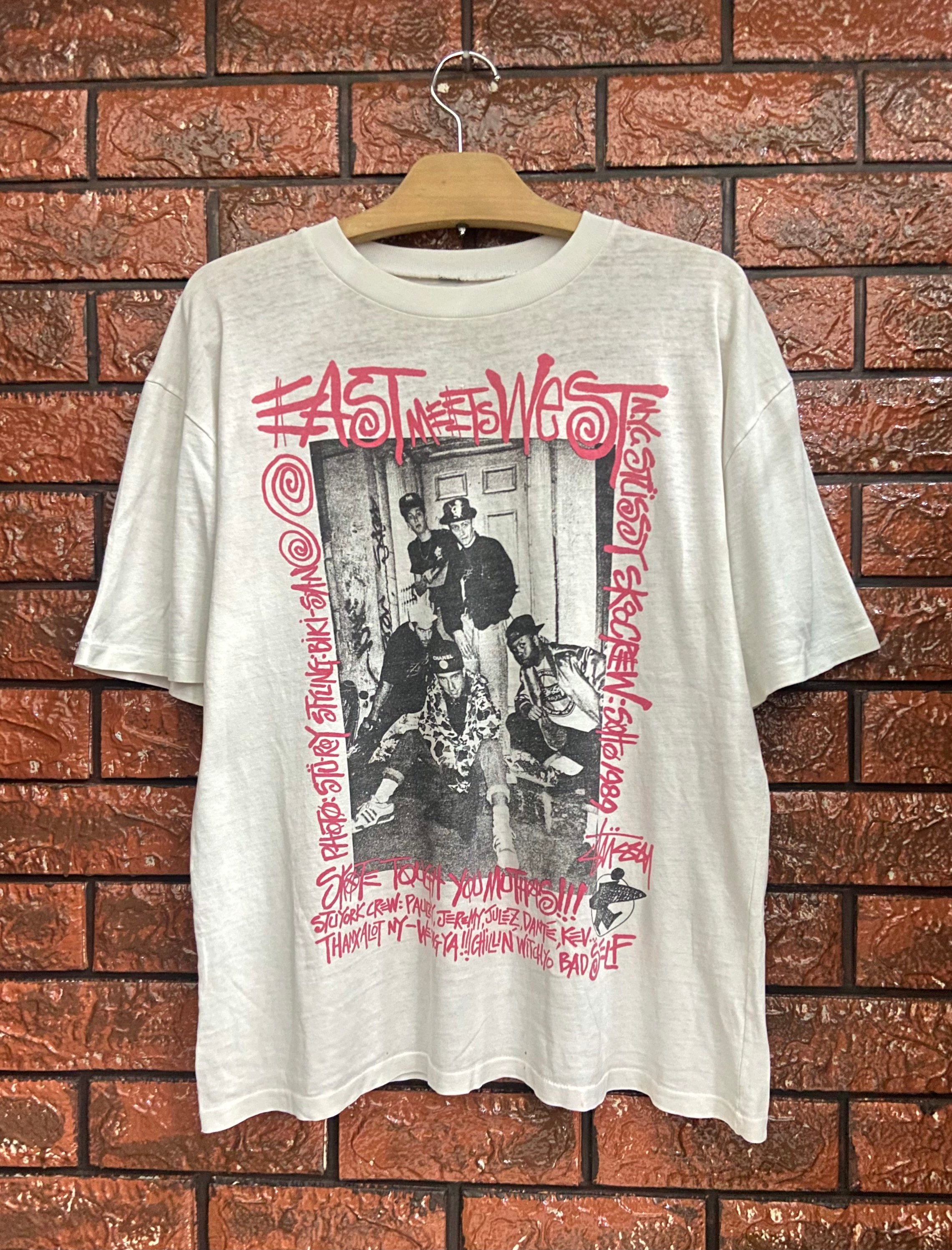 90s old stussy CMPRDTOWHAT フォトTシャツ レア - Tシャツ/カットソー ...