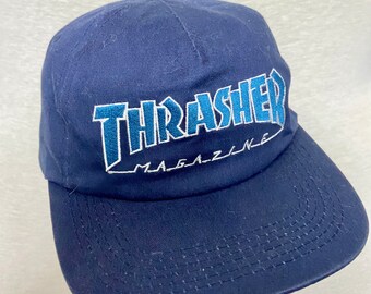 Vintage Thrasher Magazine Skateboard Snapback Cap / Hip Hop