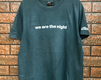 Vintage 00s The Chemical Brothers "We Are The Night" English Electronic Trip Hop T Shirt / Vintage Alternative Rock Band Size L