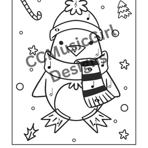 Winter Music Coloring Sheet, Winter Color by Note, Beginner Piano Coloring Sheet, Piano Worksheet, Music Worksheet