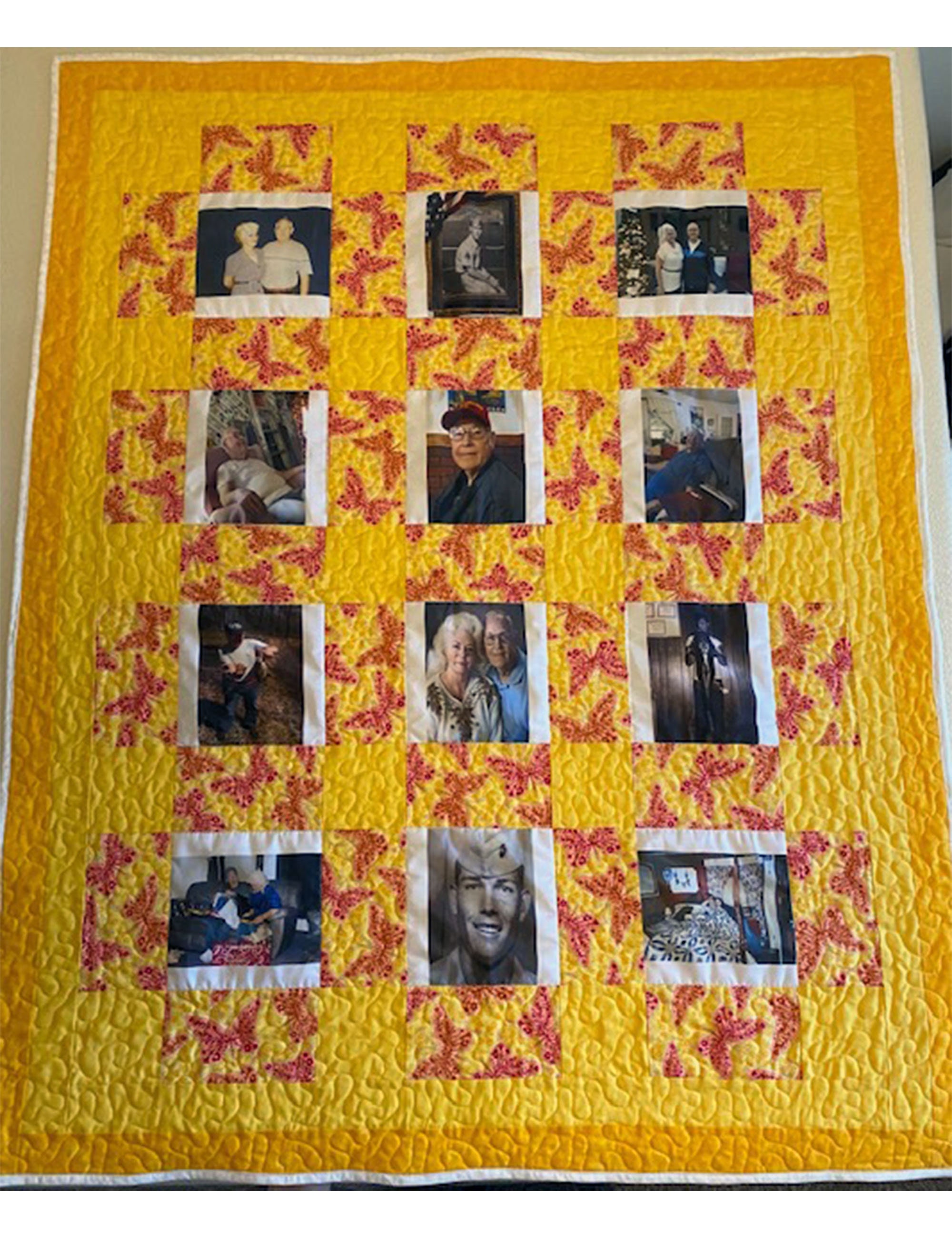 Custom Photo Memory Quilt / Picture Quilt Great Gift for Mom Etsy