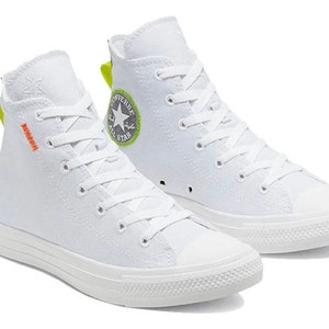 Custom Sneakers by Urban Dapperman: Kowabunga Teenage Mutant Ninja Turtles TMNT Hand-drawn hand painted exclusive design Converse All Stars image 7