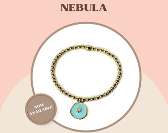 14K Gold Filled Perlen Armband, Türkis Stern Charm, wasserdichter Schmuck