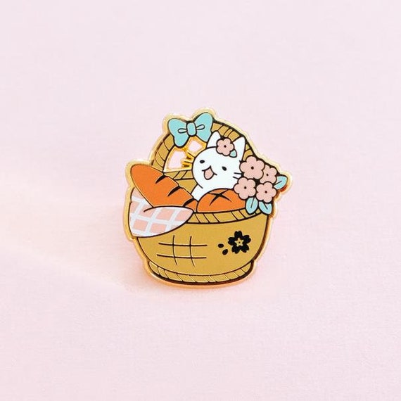 Garden Picnic Enamel Pin