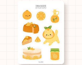 Oranges Sticker Sheet