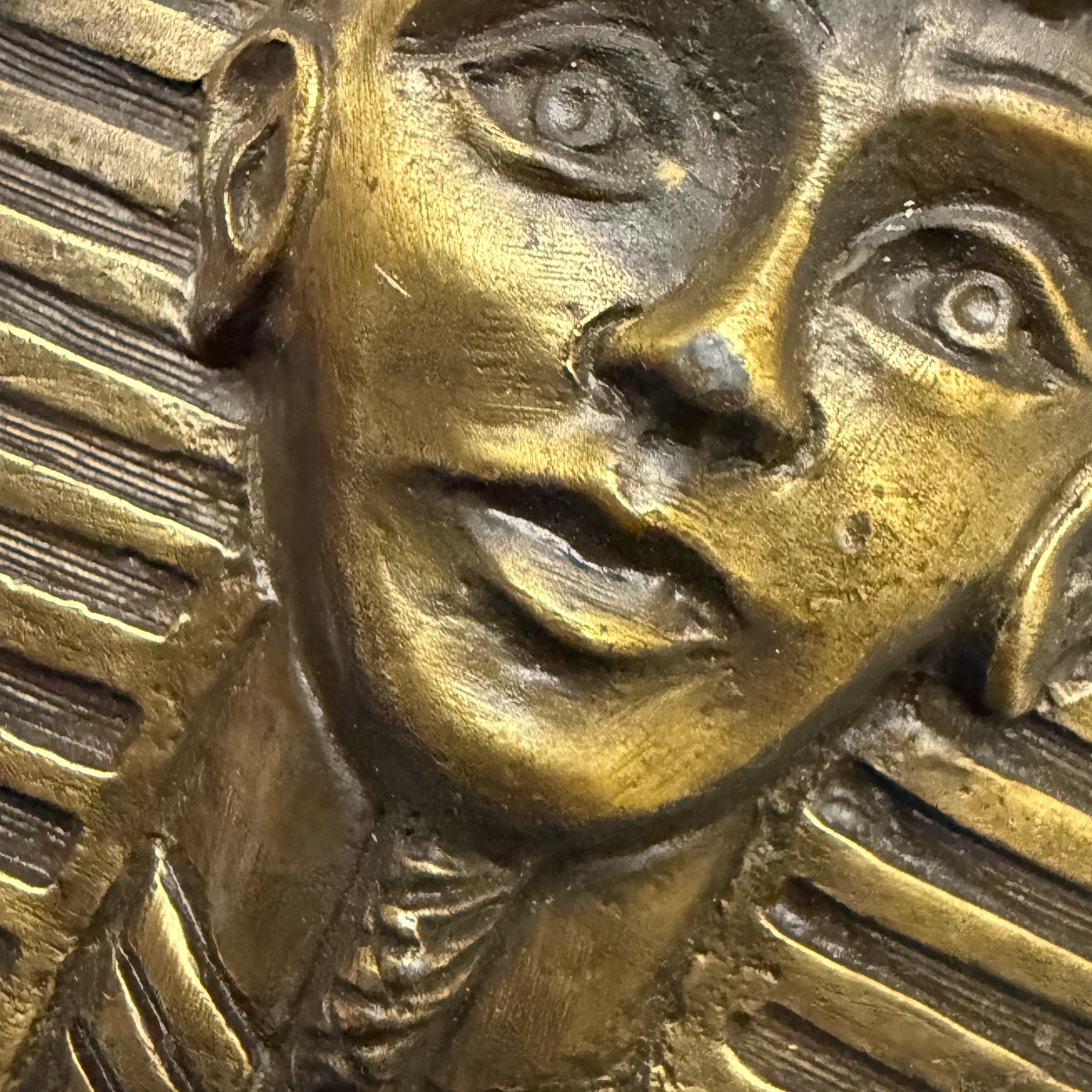 Vintage Instyle 1978 Mask of Tutankhamun King Tut Pharoah Belt Buckle Vintage Instyle 1978 Mask of Tutankhamun King Tut Pharoah  main image 3