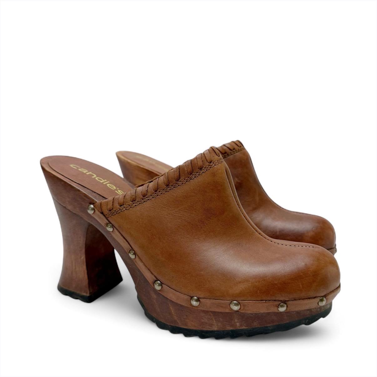 Wood Heel Mules - Etsy