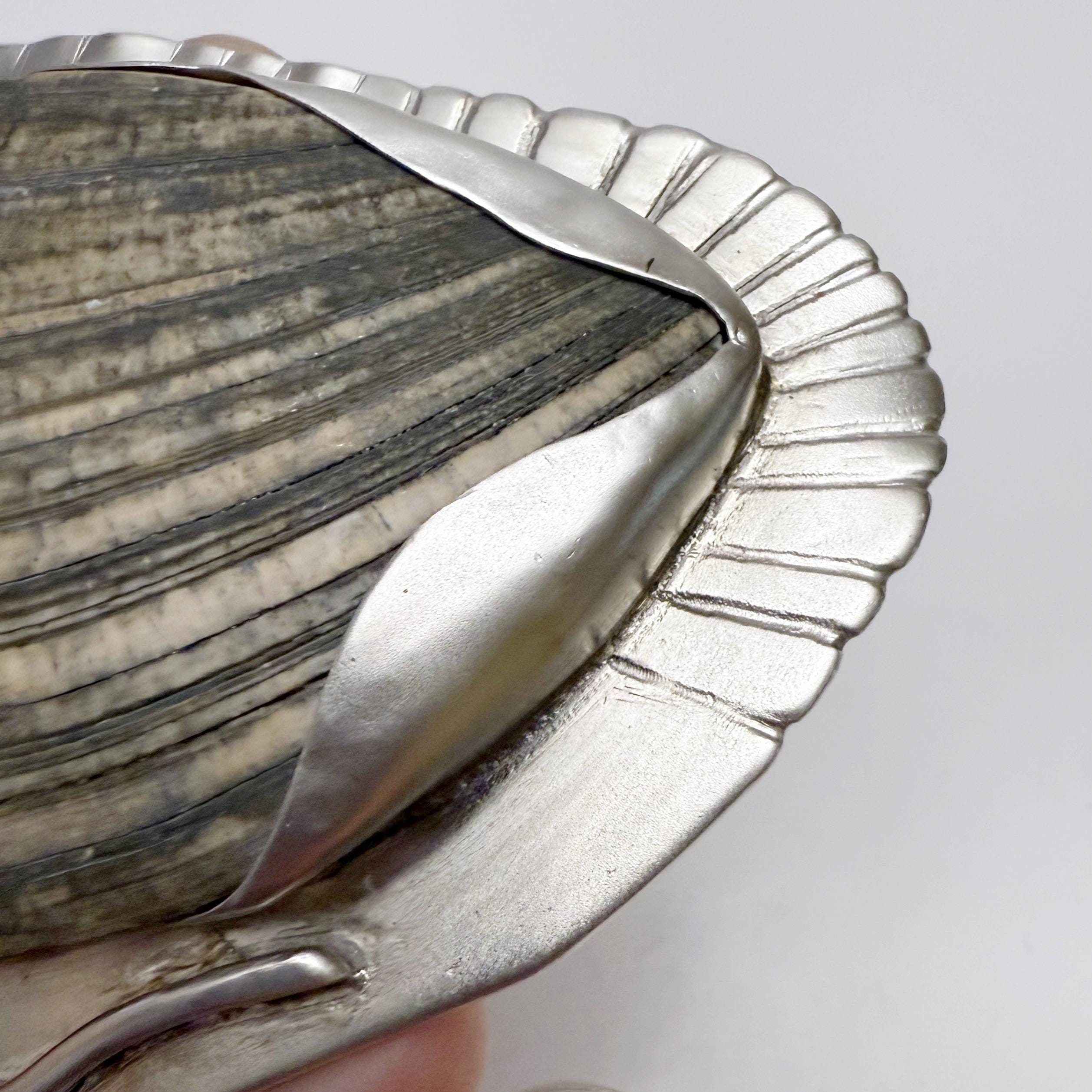 Vintage Jean Smith Rhode Island Artisan Sterling Silver Clam  display picture 3