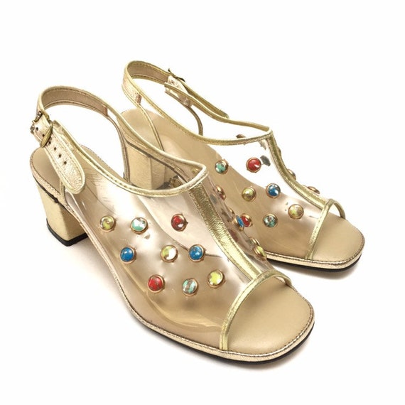 stone studded heels