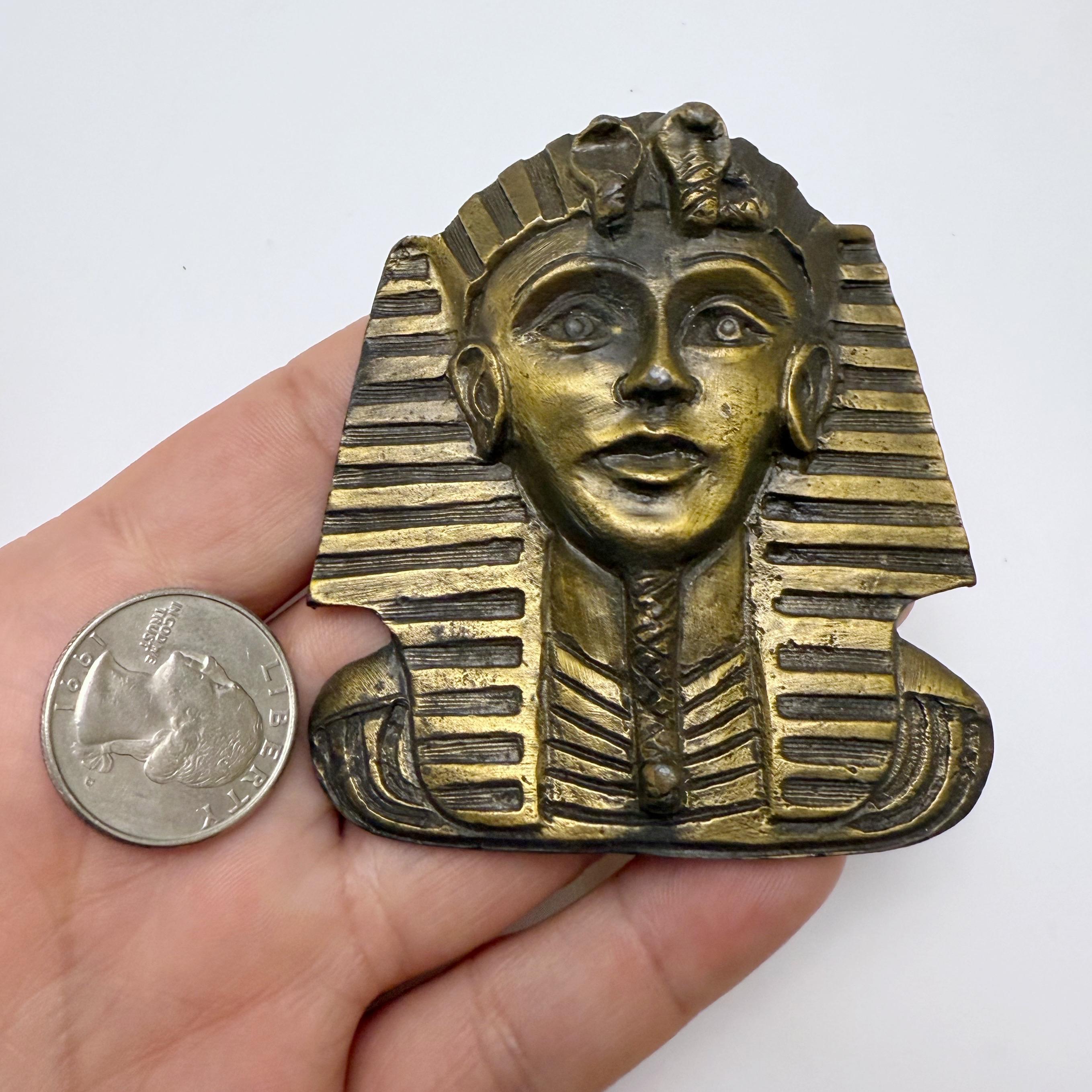 Vintage Instyle 1978 Mask of Tutankhamun King Tut Pharoah Belt Buckle Vintage Instyle 1978 Mask of Tutankhamun King Tut Pharoah  main image 4