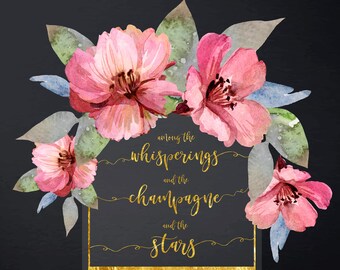 F. Scott Fitzgerald--Great Gatsby quote | printable, digital download | literature | art