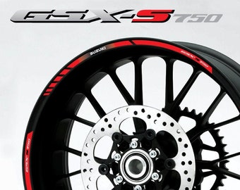 2 Tons Am/éthyste Autocollant de Jante de Moto Inner Rim Tape pour Suzuki GSXS