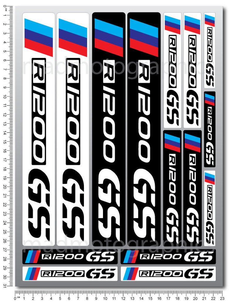bmw r1200gs lc adventure sticker decal design