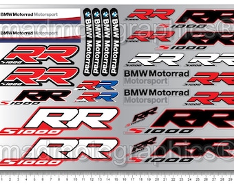 For BMW S1000RR S 1000 RR TRICOLOR /'19-21 full decals stickers graphics set kit