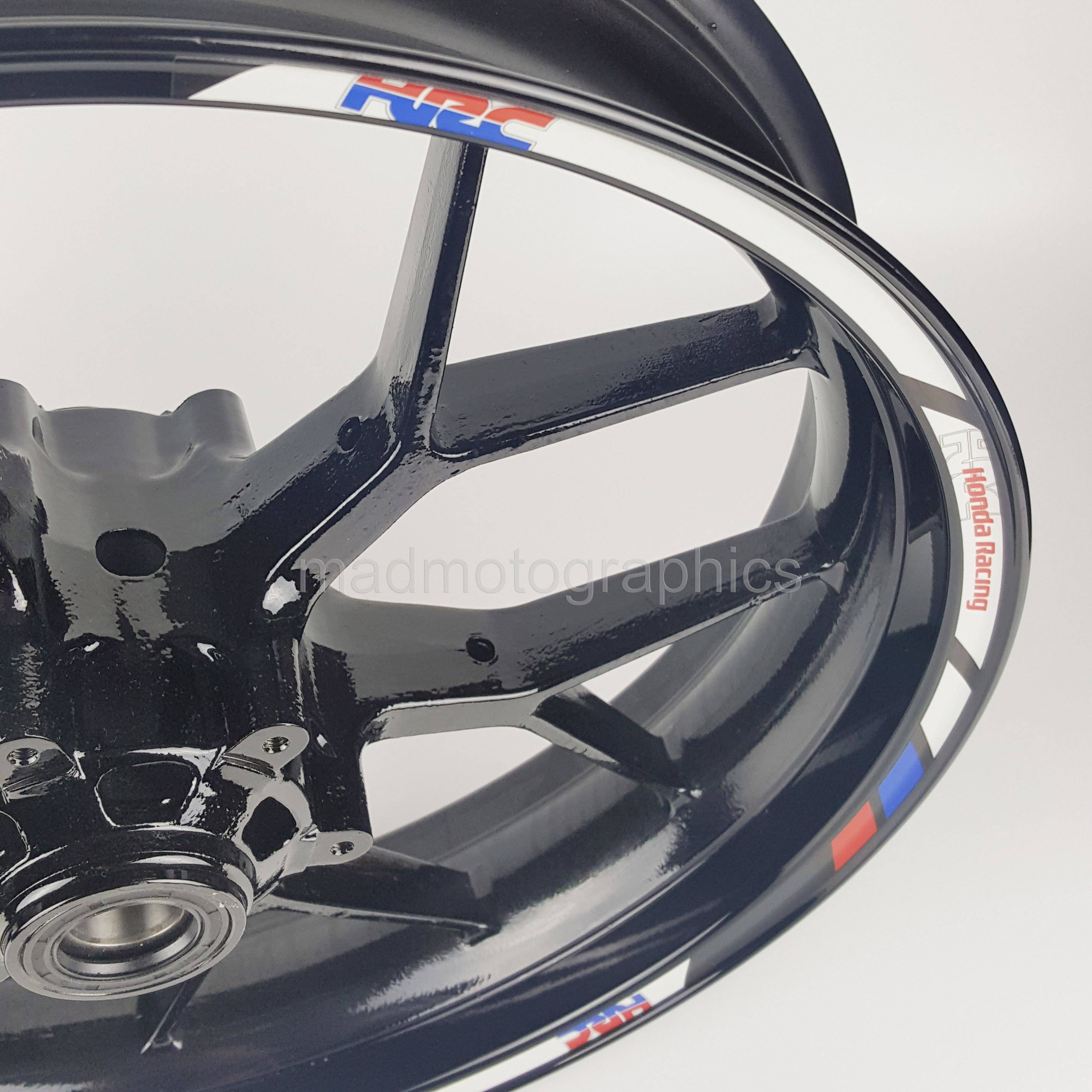 Honda HRC motorcycle wheel stickers set decals rim stripes cbr Etsy
