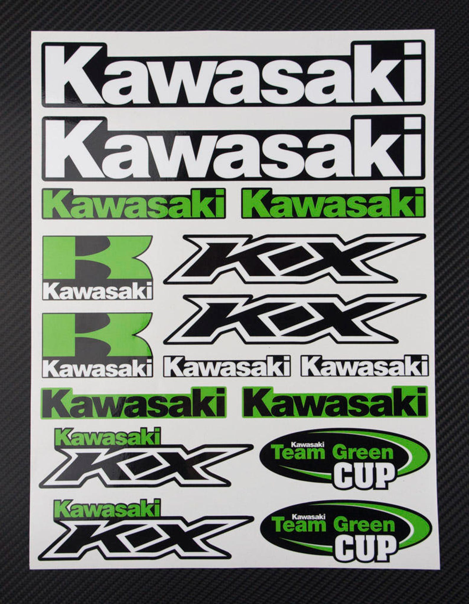 Kawasaki KX motorfiets stickers kuip tank stickers kx80 kx125 Etsy