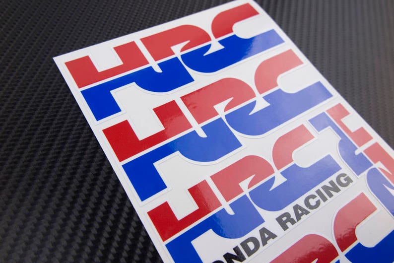 HRC Honda motorcycle stickers fairing tank decals CBR1000RR Etsy