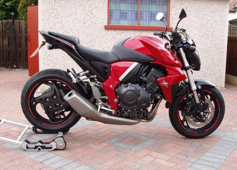 Honda Cb1000r Motorcycle Wheel Stickers Set Decals Rim Stripes Etsy