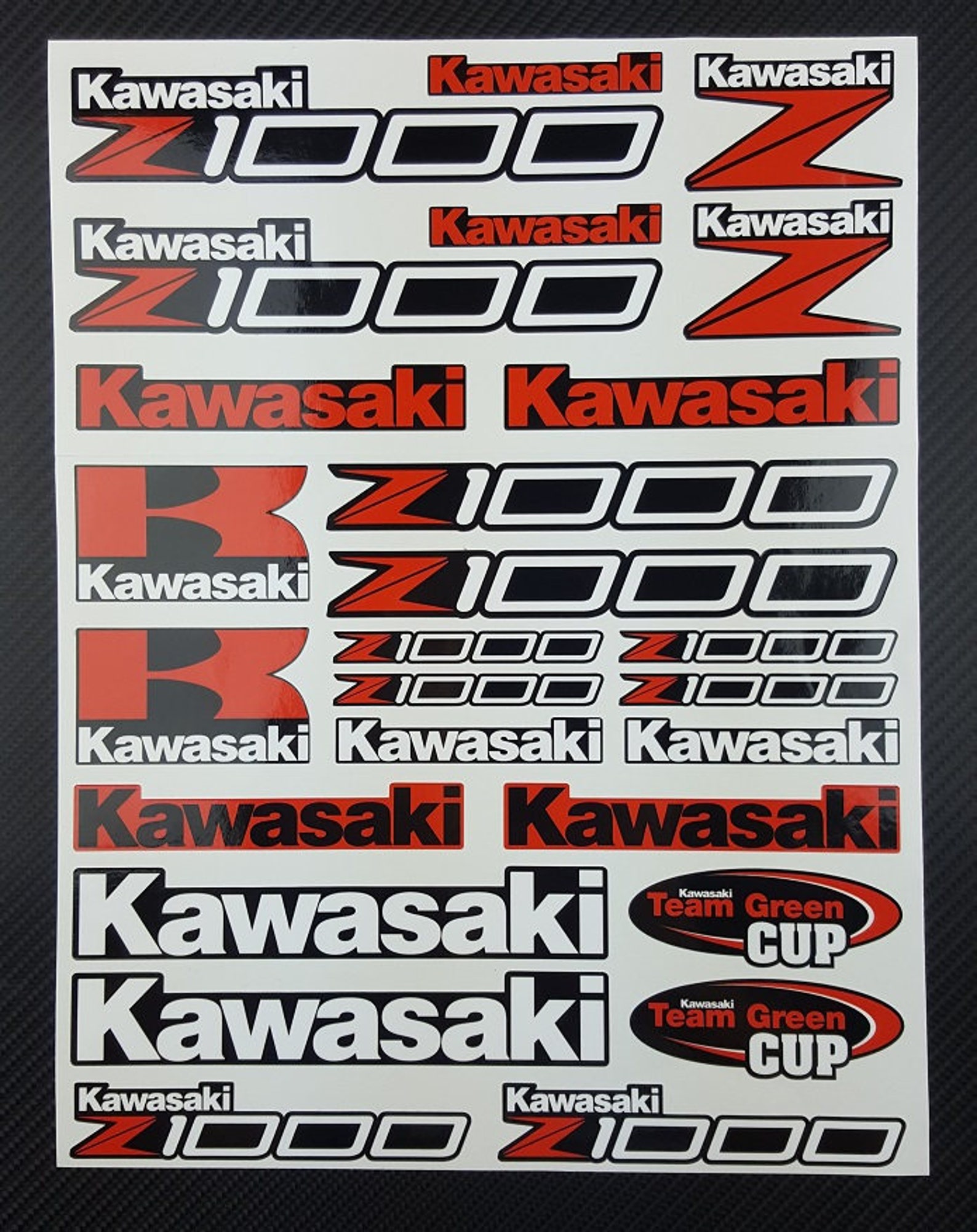 Z1000 motorcycle stickers fairing tank decals kawasaki Etsy