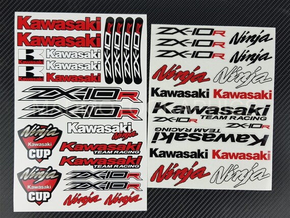 Kawasaki ZX10R Ninja cerchione grafica adesivo ZX 10/ R