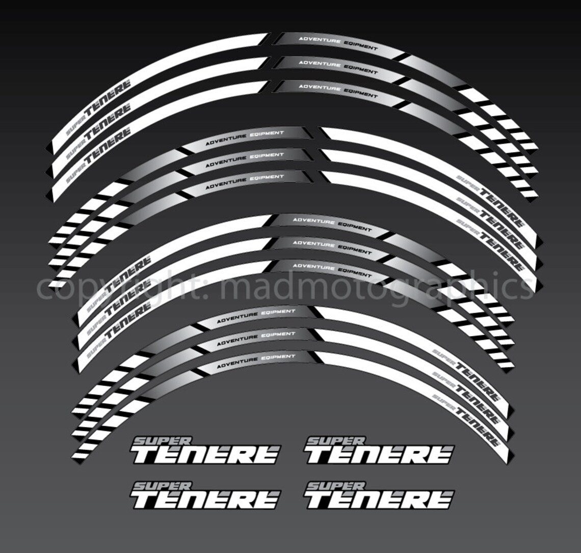 yamaha super tenere stickers