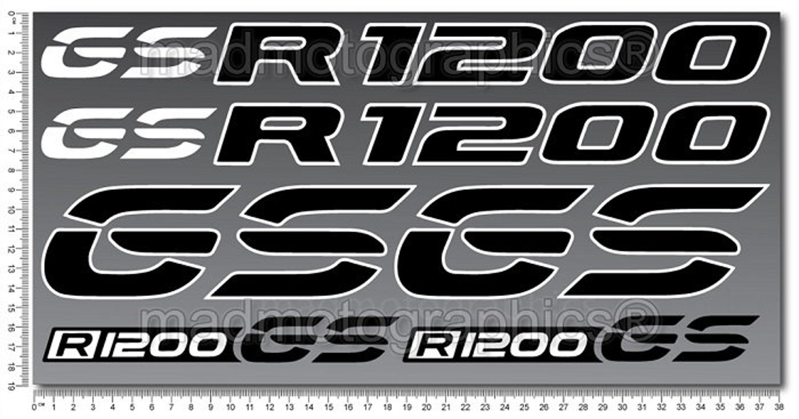 bmw r1200gs lc adventure sticker decal design