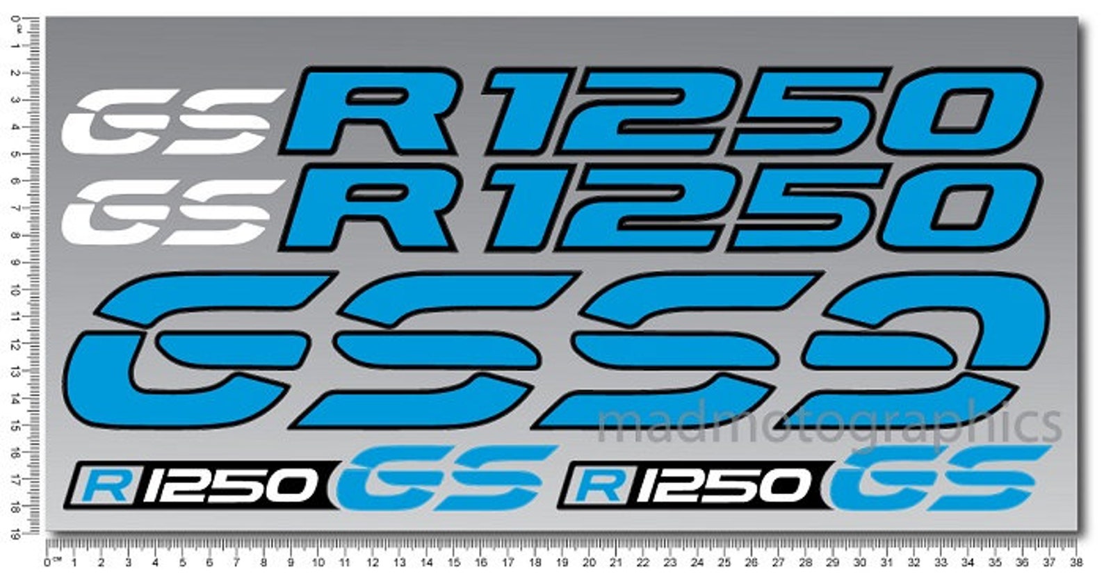 bmw r1200gs lc adventure sticker decal design