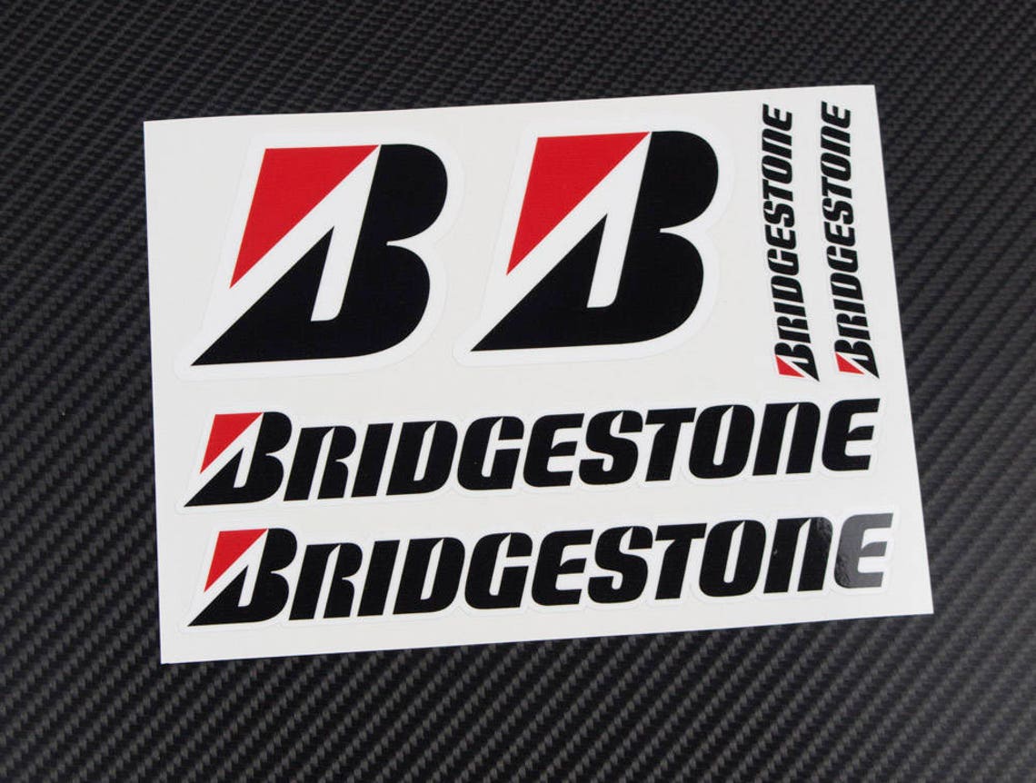 Bridgestone tires motorcycle stickers fairing tank fender Etsy
