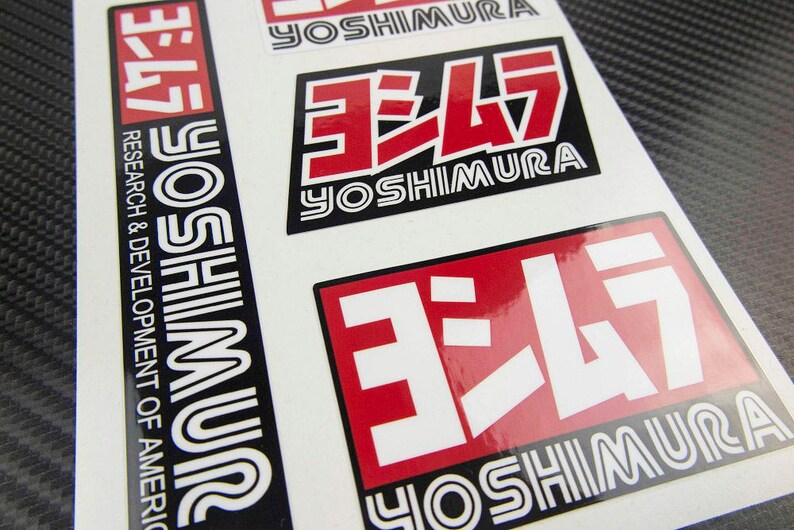 Yoshimura exhaust motorcycle car stickers fairing tank decals Etsy