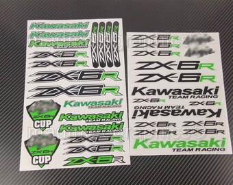 TP ZX-6R ZX6R Fairing Decals / Stickers (200mm X 25mm) /1051 - Foto 6