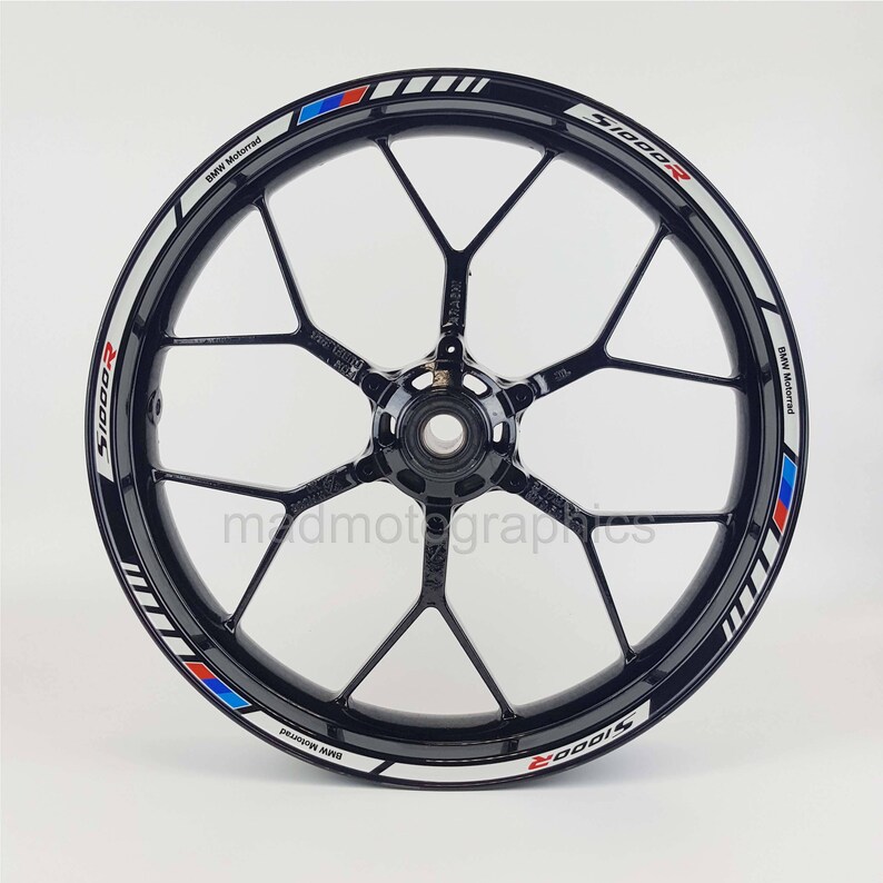 BMW s1000R Motorrad Rad Aufkleber Set Decals Felgen Streifen Etsy