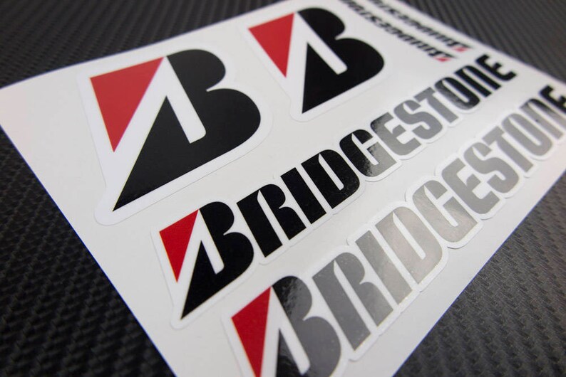 Bridgestone tires motorcycle stickers fairing tank fender ...