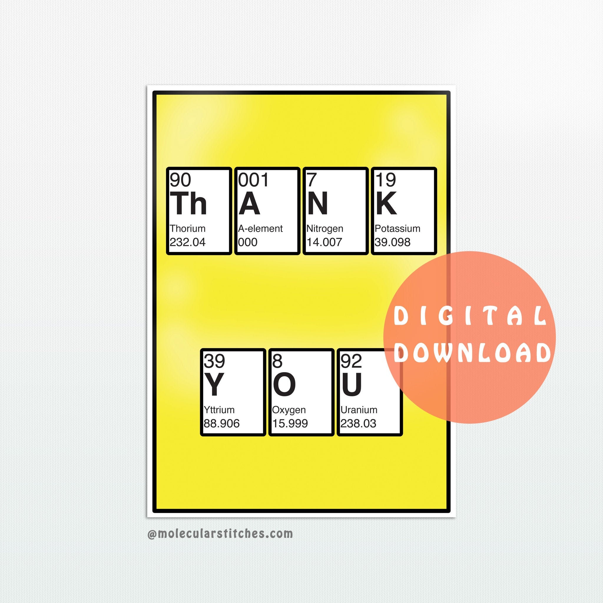 periodic-table-thank-you-card-printable-chemistry-thank-you-etsy