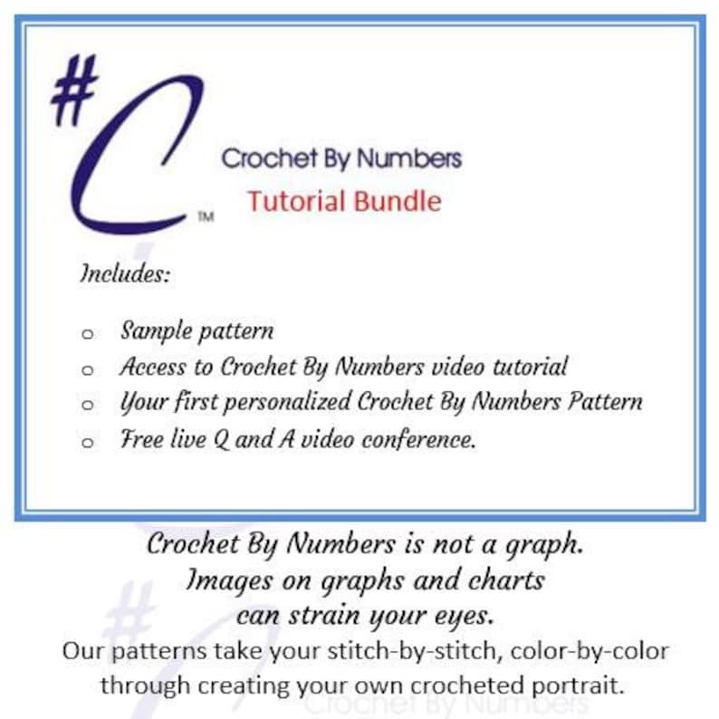 Crochet Numbers Chart