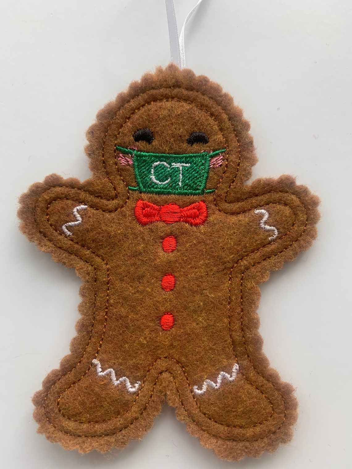 Personalized Gingerbread Christmas Ornament Christmas Tree Etsy