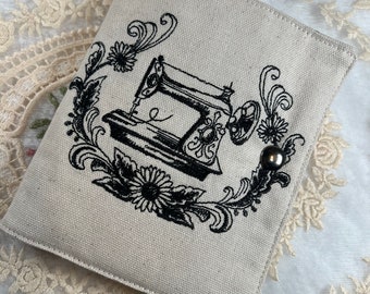 Vintage Sewing Machine Needle Book, Sewing Kit, Accessories Included, Sewing, Embroidery, Needlework