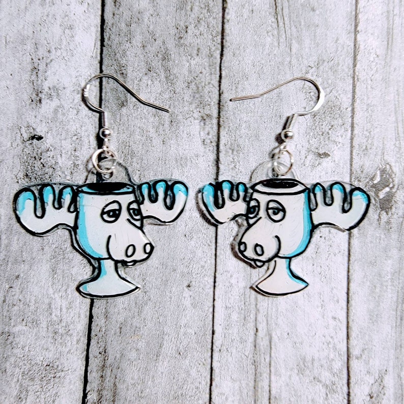 Wally the Moose Glasses Earring Set. Christmas Vacation Etsy