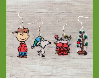 Charlie Brown Christmas earring set.