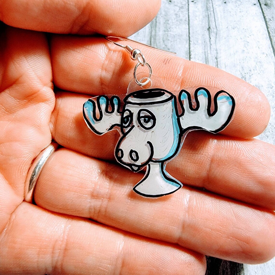 Wally the Moose Glasses Earring Set. Christmas Vacation Etsy