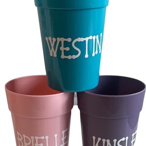 Vasos personalizados para niños / Vasos personalizados para niños / Vasos para niños / Vaso de plástico reutilizable imagen 2