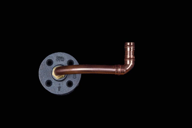 Copper Pipe Toilet Roll Holder image 1