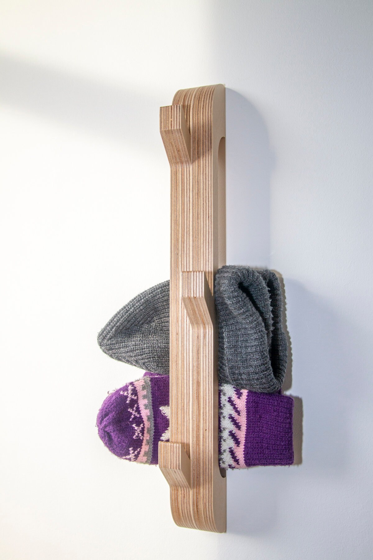 Vertical Coat Rack Modern Space Saving Design made from Birch Etsy