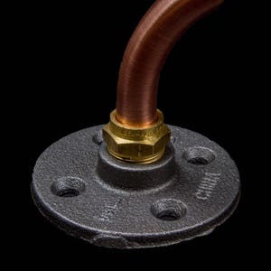 Copper Pipe Toilet Roll Holder image 3